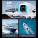 Квадрокоптер AE21 з пультом з екраном 4.3", 2 акумулятори, FPV дрон, камера, до 100 м, безщітковий - зображення 7