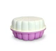 Детская песочница ракушка пластиковая 80 х 81 х 20 см DOLONI 01236/10 с крышкой белая розовая - изображение 3