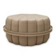 Детская песочница ракушка пластиковая 80 х 81 х 20 см DOLONI 01236/02eco с крышкой бежевая - изображение 4