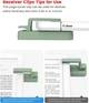 Листник страниц для электронных книг Пульт кликер RF Remote Page Turner для Kindle, iPhone, планшетов, без Bluetooth, клипса, светло-зеленый - изображение 6