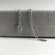 Серебряное колье с фианитами, вес изделия 4,66 гр (60002407) - изображение 4
