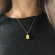 Серебряное колье с фианитами, вес изделия 4,66 гр (60002407) - изображение 9