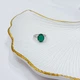 Срібна каблучка з натуральним агатом 4.218ct, вага виробу 3,01 гр (2173564) - зображення 7