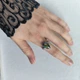 Серебряное кольцо с мистик топазом 3.492ct, вес изделия 3,6 гр (2203773) - изображение 6