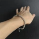 Серебряный браслет с натуральным гранатом 10.017ct, вес изделия 12,11 гр (2206194) - изображение 7