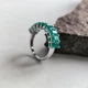 Серебряное кольцо с натуральным агатом 2.63ct, вес изделия 3,16 гр (2206606) - изображение 2