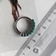 Серебряное кольцо с натуральным агатом 2.63ct, вес изделия 3,16 гр (2206606) - изображение 4