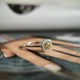 Срібна каблучка з цитрином nano 0.308ct, вага виробу 1,92 гр (2190059) - зображення 5