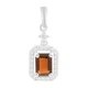 Серебряная подвеска с гранатом 1.631ct (2204145) - изображение 1