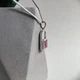 Серебряная подвеска с рубином 1.736ct, фианитами (2205227) - изображение 6