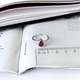 Срібна каблучка з натуральним рубіном 1.45ct, фіанітами, вага виробу 2,3 гр (2165668) - зображення 4