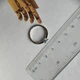 Срібна каблучка з натуральним топазом 0.749ct, фіанітами, вага виробу 1,85 гр (2194545) - зображення 4