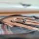 Срібна каблучка з натуральним топазом 0.749ct, фіанітами, вага виробу 1,85 гр (2194545) - зображення 5