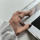 Срібна каблучка з натуральним топазом 0.749ct, фіанітами, вага виробу 1,85 гр (2194545) - зображення 7
