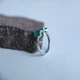 Серебряное кольцо с натуральным агатом 1.342ct, вес изделия 2,52 гр (2189626) - изображение 2