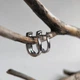 Серебряные серьги с изумрудом nano 1.102ct (2205876) - изображение 3