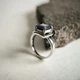 Серебряное кольцо с натуральным сапфиром 3.6ct, вес изделия 4,4 гр (2181125) - изображение 2