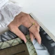 Срібна каблучка з цитрином nano 1.498ct, вага виробу 2,08 гр (2190158) - зображення 7