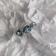 Срібна каблучка з натуральним топазом 1.601ct, фіанітами, вага виробу 2,61 гр (2207023) - зображення 3
