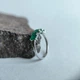 Серебряное кольцо с натуральным агатом 1.35ct, вес изделия 1,81 гр (2189640) - изображение 2