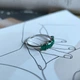 Серебряное кольцо с натуральным агатом 1.35ct, вес изделия 1,81 гр (2189640) - изображение 5