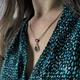 Серебряная подвеска с топазом Лондон Блю 1.339ct, фианитами (2204893) - изображение 8