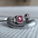 Серебряный браслет с натуральным рубином 9.699ct, фианитами, вес изделия 11,02 гр (2206637) - изображение 5