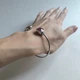 Серебряный браслет с натуральным рубином 9.699ct, фианитами, вес изделия 11,02 гр (2206637) - изображение 7