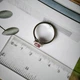 Срібна каблучка з натуральним рубіном 1.428ct, вага виробу 2,24 гр (2187974) - зображення 4