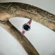 Серебряное кольцо с натуральным сапфиром 2.135ct, рубином, фианитами, вес изделия 2,8 гр (2180814) - изображение 3