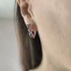 Серебряные серьги с натуральным раухтопазом (дымчатым кварцем) 2.26ct (2204428) - изображение 7