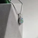 Серебряная подвеска с мистик топазом 2.113ct (2203889) - изображение 6