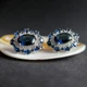 Срібні сережки з сапфіром 9.87ct (2205982) - зображення 2