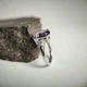 Срібна каблучка з натуральним аметистом 5.397ct, вага виробу 4,19 гр (2189299) - зображення 2