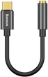 Перехідник AUX Baseus L54 Type-C Male to 3.5mm (CATL54-01) Black - зображення 1