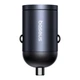 Автомобільний зарядний пристрій Зарядка в авто Baseus Tiny Star Mini Car Charger 2Type-C, 30W/3A, PD/QC (C00035001121-03) Black - изображение 4