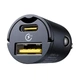 Автомобільний зарядний пристрій Зарядка в авто Baseus Tiny Star Mini Car Charger 1USB/1Type-C, 30W/3A, PD/QC (C00035001121-02) Black - зображення 4