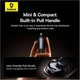 Автомобільний зарядний пристрій Зарядка в авто Baseus Tiny Star Mini Car Charger 30W Type-C з вбудованим кабелем Type-C PD3.0 (C00035001121-00) Black - зображення 11
