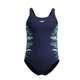 Купальник дитячий Speedo Duo Logo Placement Muscleback Margarita Peacoat/Pale Clover (8-08324003) 13-14, 164 см - зображення 1