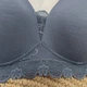 Бюстгальтер для кормления Mothercare набор 2 шт формованные чашки без косточек Синий/Белый 80B - изображение 5