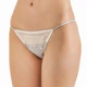 Трусики-стрінги жіночі з сіточки та мережива Felisiya Lingerie Айворі 222-166г004 XL - зображення 1