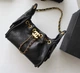 Сумка жіноча Chanel mini handbag black gold чорна (046) - зображення 1