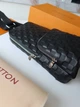 Сумка чоловіча слінг Louis Vuitton Sling Avenue чорна (051) - изображение 7