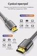 Кабель HDMI - miniHDMI 2 метра ULEN 4K двонаправлений швидкісний 18 Gbps шнур перехідник - зображення 2