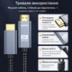 Кабель HDMI HDMI 2 метра 8K UltraHD швидкий шнур HDMI 2.1 HDR для ТВ ноутбука проектора PS4 PS5 - зображення 9