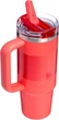 Термокружка с трубочкой Stanley Quencher ProTour Flip Straw Tumbler 890 мл Hot Coral Fade (10-12485-050) - изображение 2