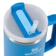 Термокухоль з трубочкою Stanley Quencher H2.O FlowState Tumbler 1,18 л Azure (100000127984) - зображення 3