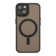 Чохол Premium TPU+PC Magnetic Matte Camera Lens with Magsafe для iPhone 14 Black - изображение 3