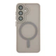 Чохол Premium TPU+PC Magnetic Matte Camera Lens with Magsafe для Samsung Galaxy S24 5G (S921) Grey - зображення 3
