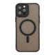 Чохол Premium TPU+PC Magnetic Matte Camera Lens with Magsafe для iPhone 12 Pro Black - зображення 3